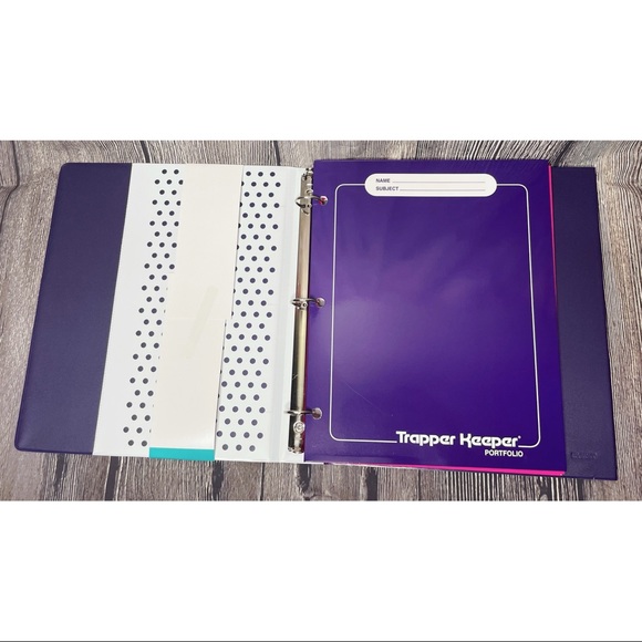 Mead Trapper Keeper Binder Vtg Style 80 90s Animal - Picture 4 of 4